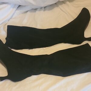 Reaction Kenneth Cole Black Heeled Boots